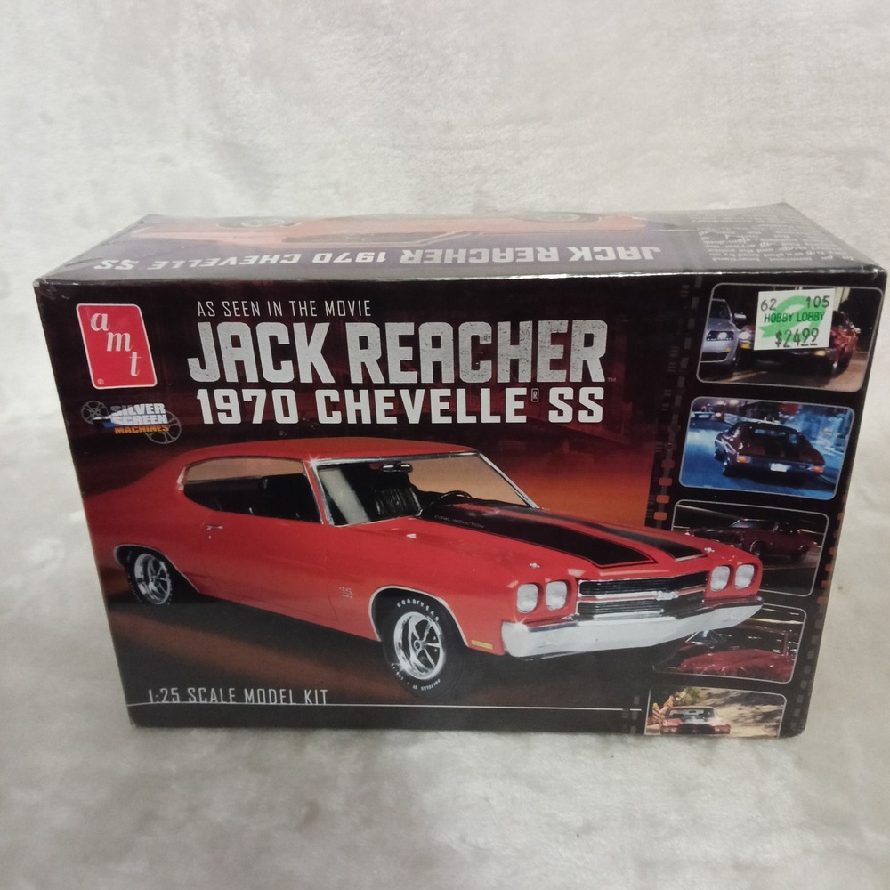 AMT Jack Reacher 1970 Chevy Chevelle SS 1:25 Scale Model Kit AMT871/12 NEW